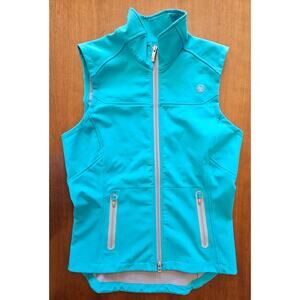 Ariat Womans Vivid Softshell  Aqua Vest, 10017824, Sz Large